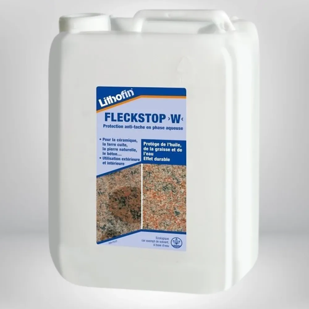 Lithofin Vlekstop W - Imprégnation spéciale pour la brique, la pierre et le béton - - 5 L* Nettoyant Et Entretien Pour Sol